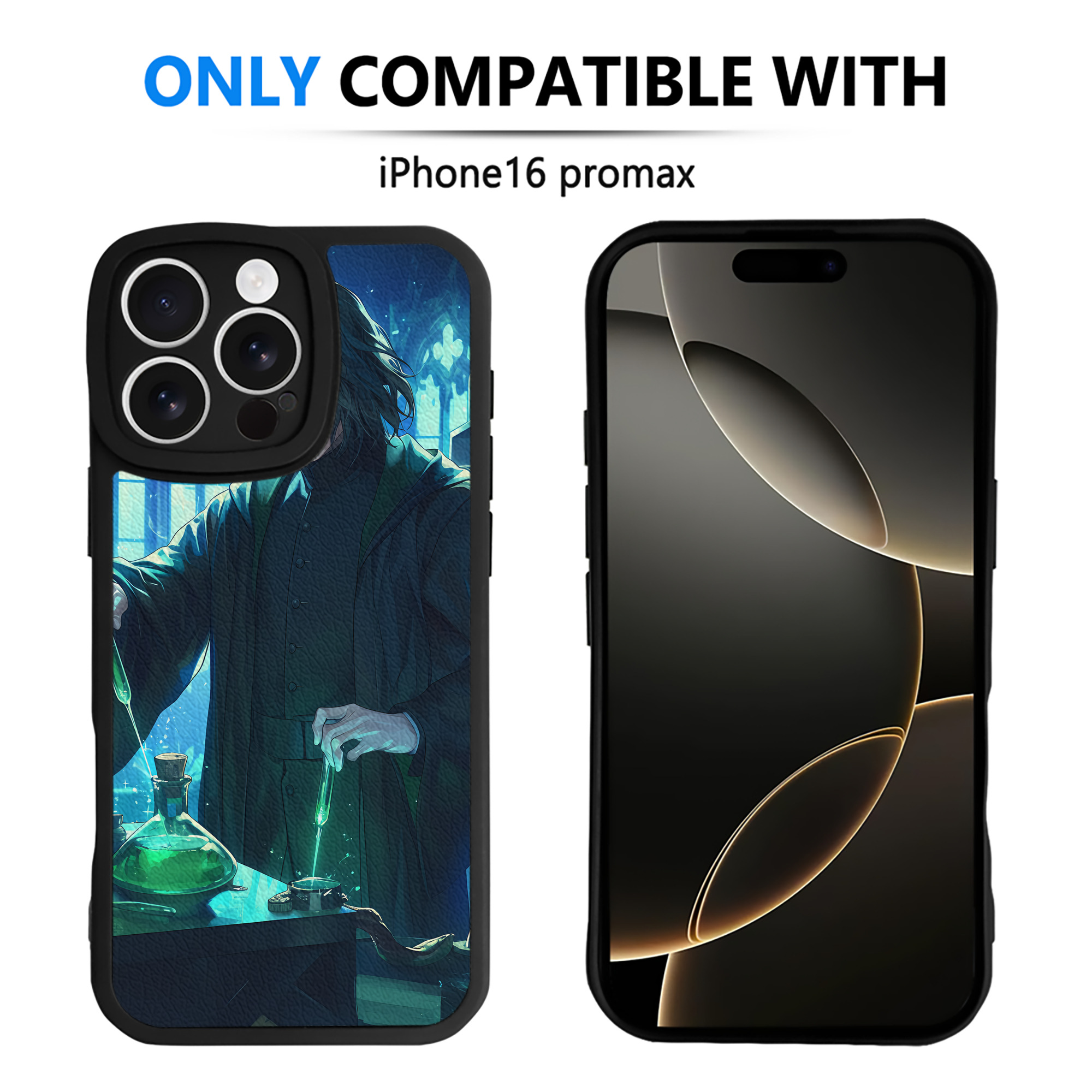 （画像用） Harry Potter ハリー・ポッターシリーズ 【iPhone 16シリーズ対応】シリコンスマホケース（レザー調） 材質：シリコン